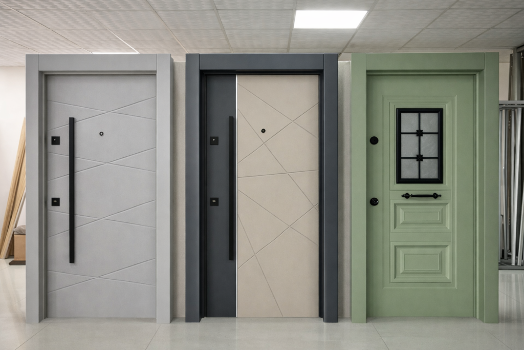 Ayvalık çelik kapı modelleri – Aydın Yapı showroom